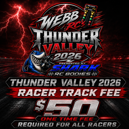 Thunder Valley 2026 — Racer Track Fee